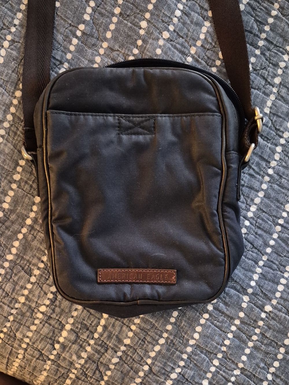American Eagle Outfitters Navy Blue Crossbody Bag 8x6